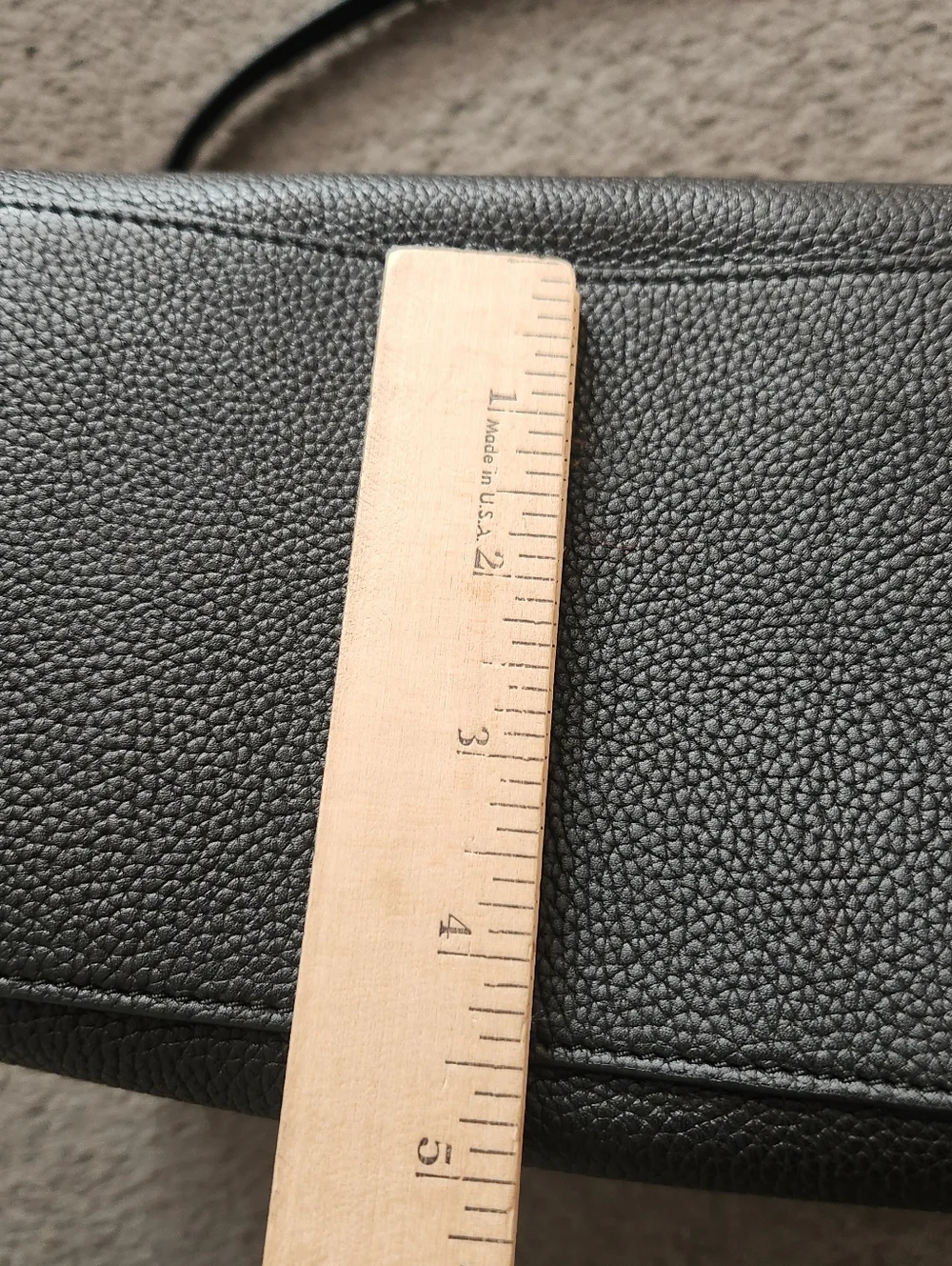 TORY BURCH Everly Handbag Black Leather Tote Multi Pocket Purse - Picture 11 of 11